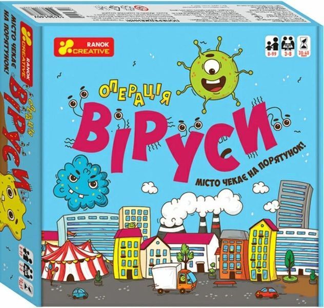 Книга Настільна гра "Операція "Віруси" 86474 фото
