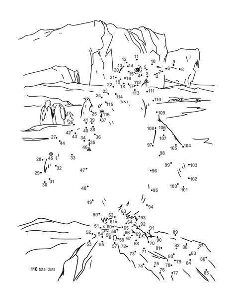 Birds Dot-to-Dot Coloring Book 108071 фото