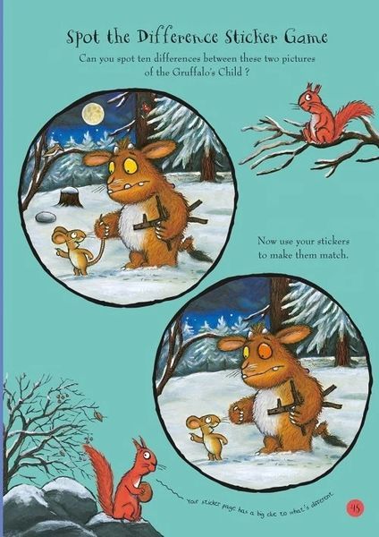 The Gruffalo and Friends Festive Super Sticker Book 31937 фото