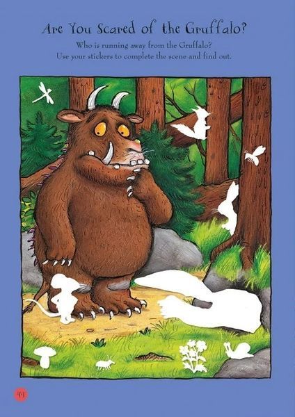 The Gruffalo and Friends Festive Super Sticker Book 31937 фото